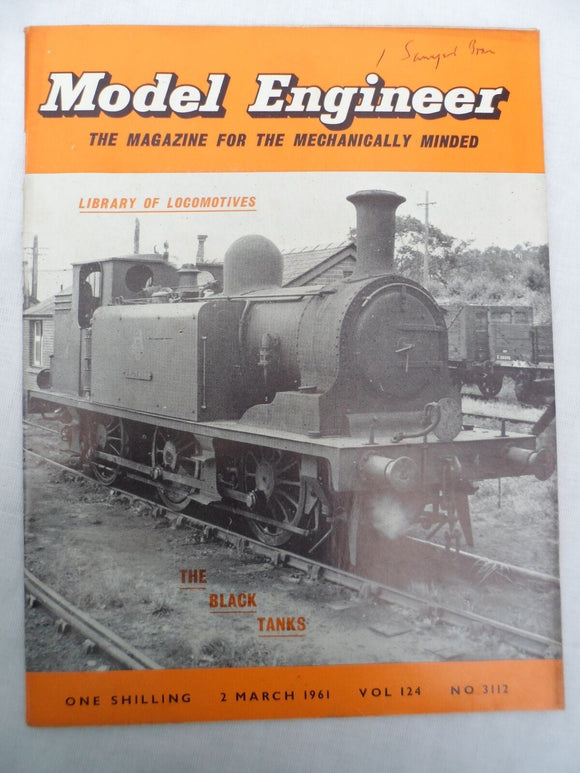 Model Engineer - Issue 3112 - 2 March 1961 - Contents shown in photos