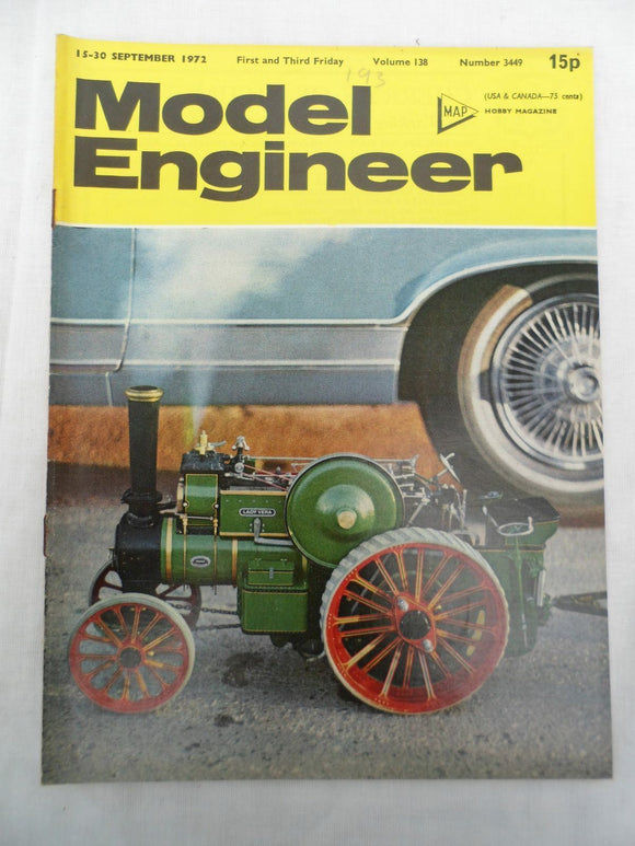 Model Engineer - Issue 3449 - 15 September 1972 - Contents shown in photos