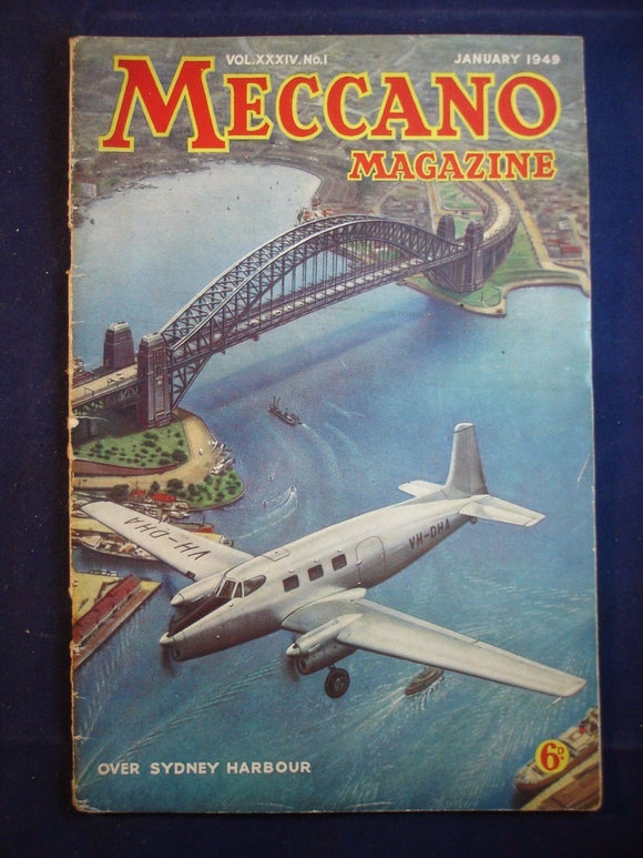 Vintage -  Meccano  Magazine- January 1949 -