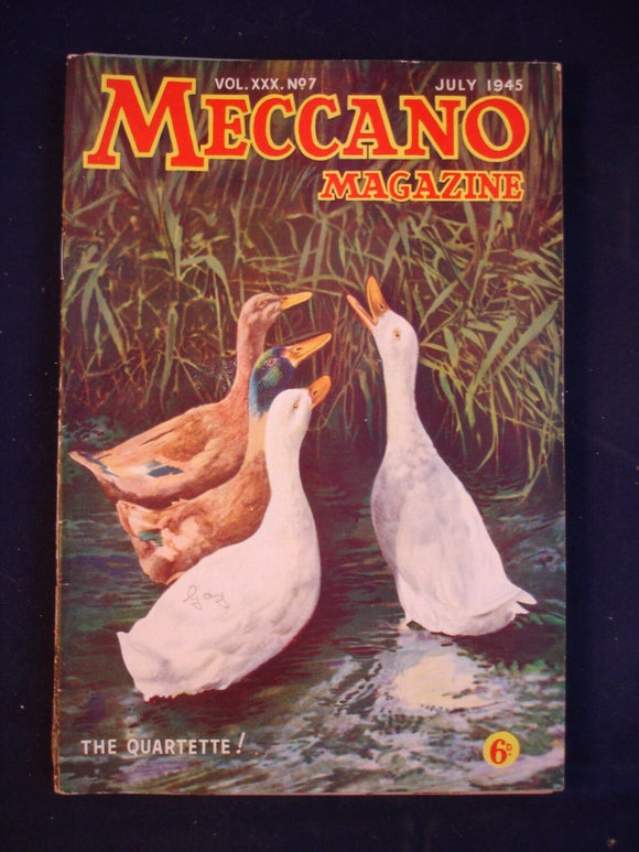 Vintage -  Meccano  Magazine - July 1945 -