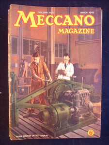 Vintage -  Meccano  Magazine- March 1942 -