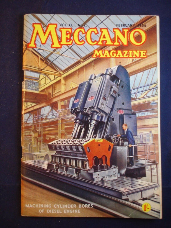 Vintage -  Meccano  Magazine - February 1956 -