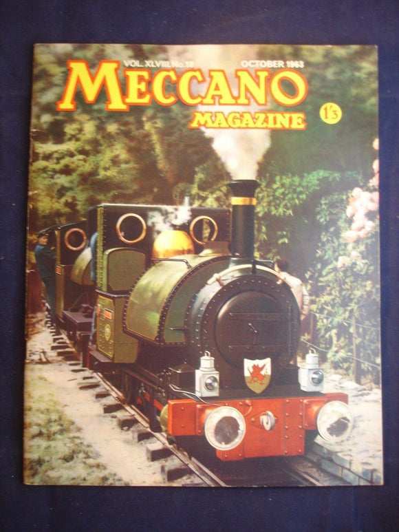 Vintage -  Meccano  Magazine - October 1963 -