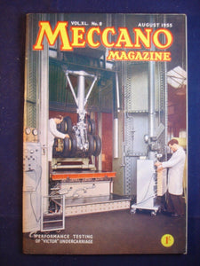 Vintage -  Meccano  Magazine - August 1955 -