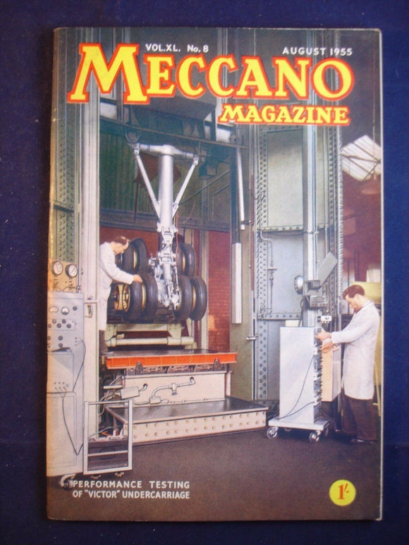 Vintage -  Meccano  Magazine - August 1955 -