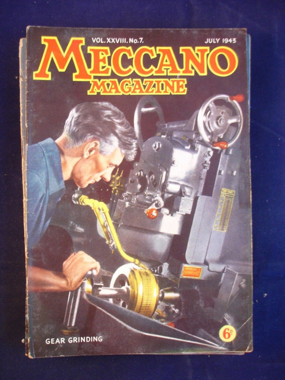 Vintage -  Meccano  Magazine- July 1943 -