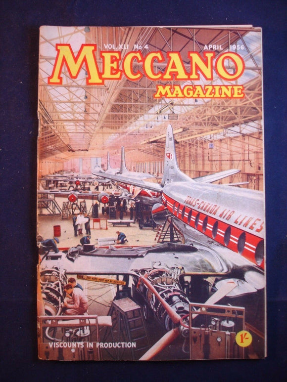 Vintage -  Meccano  Magazine - April 1956 -