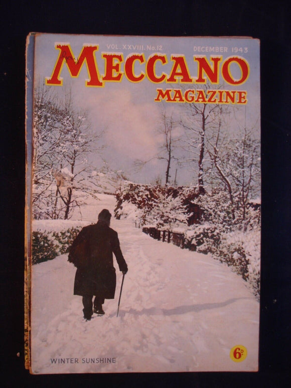 Vintage -  Meccano  Magazine- December 1943 -