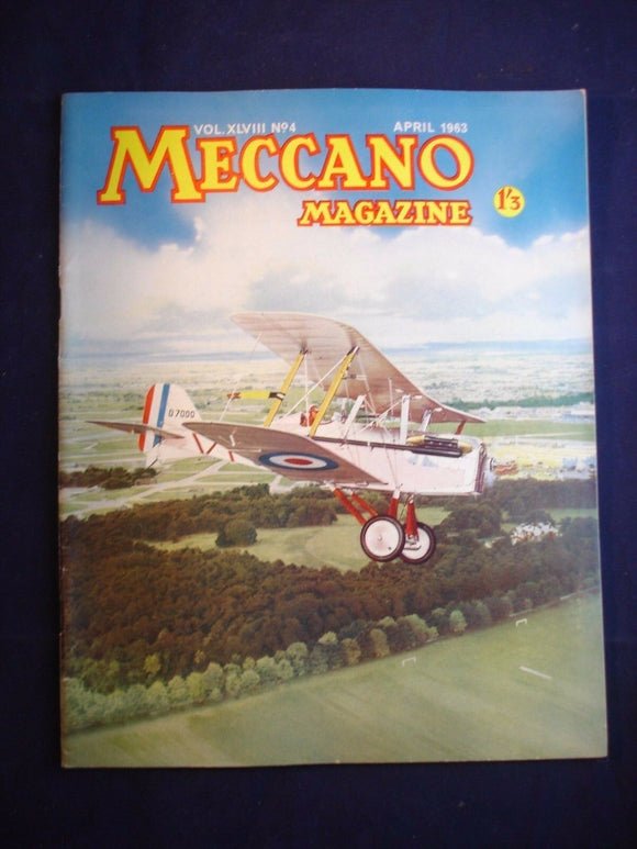 Vintage -  Meccano  Magazine - April 1963 -