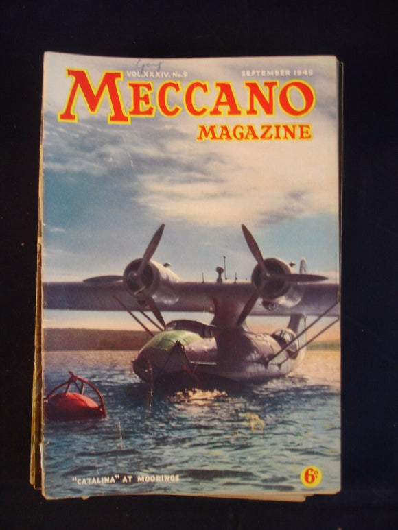 Vintage -  Meccano  Magazine - September 1949 -