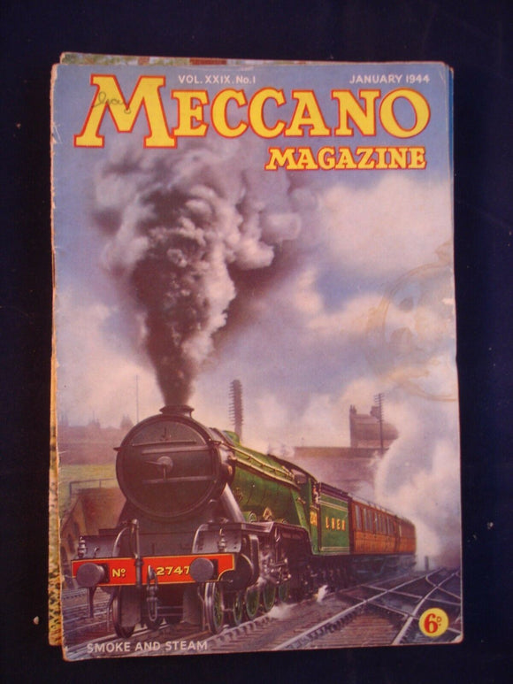 Vintage -  Meccano  Magazine- January 1944 -