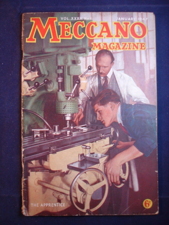 Vintage -  Meccano  Magazine - January 1947