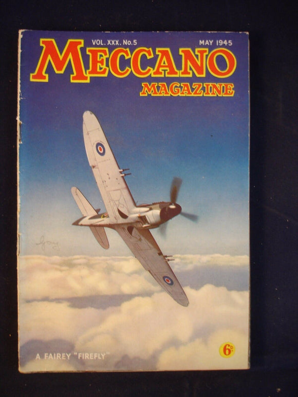 Vintage -  Meccano  Magazine - May 1945 -
