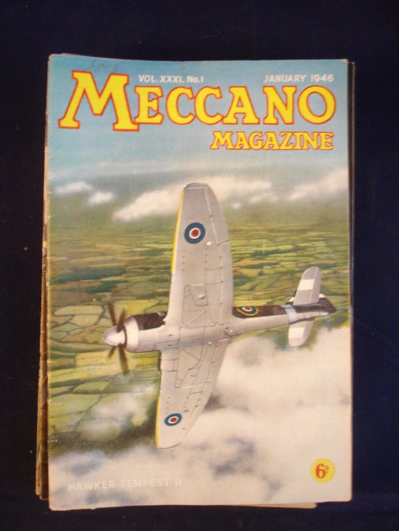 Vintage -  Meccano  Magazine - January 1946 -