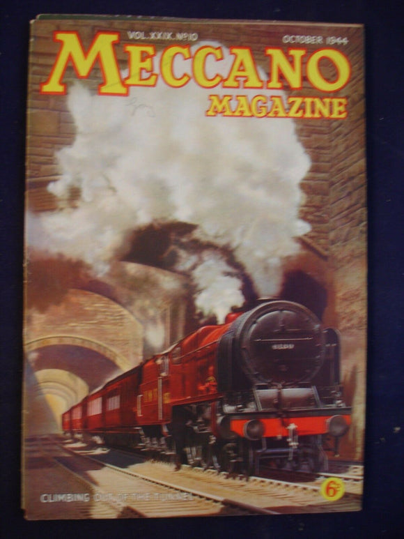 Vintage -  Meccano  Magazine - October 1944 -