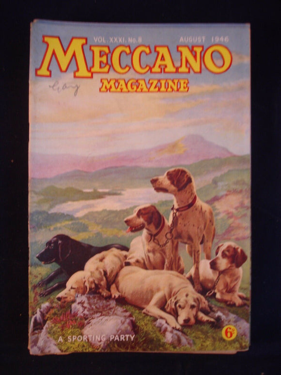 Vintage -  Meccano  Magazine - August 1946 -