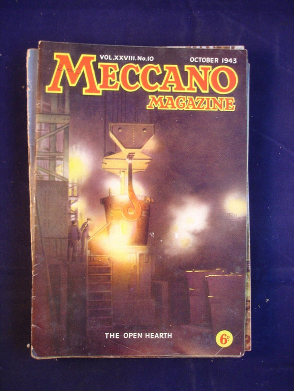 Vintage -  Meccano  Magazine- October 1943 -