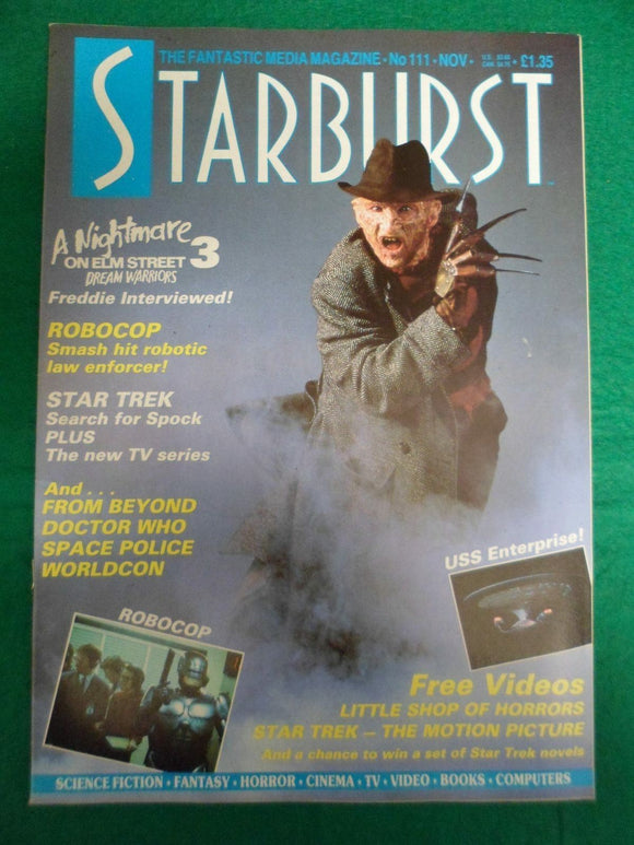 Starburst magazine - issue 111 - Nightmare on Elm street 3