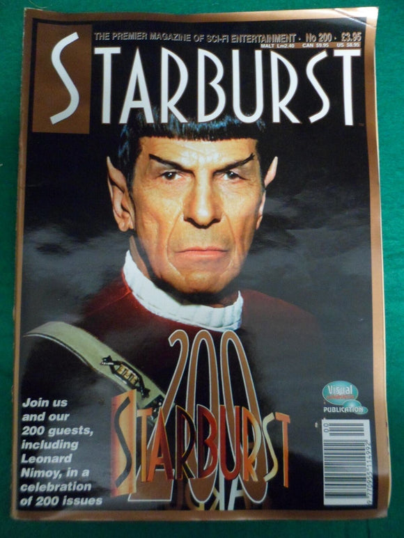Starburst magazine - Leonard Nimoy cover 200th issue