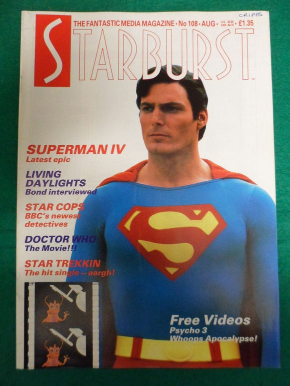 Starburst magazine - issue 108 - Superman IV