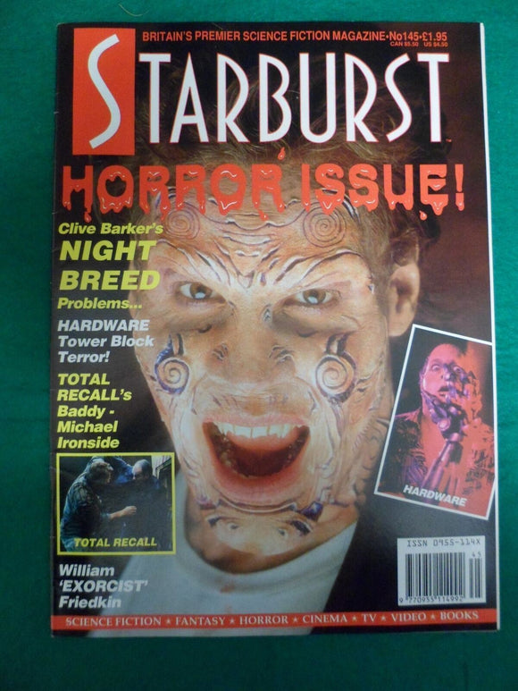 Starburst magazine - issue 145 - Horror issue
