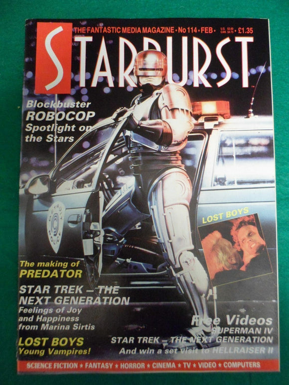 Starburst magazine - issue 114 - Robocop
