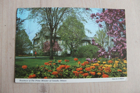 Postcard - Canadian Prime Minister's residence  - Ottawa - 612
