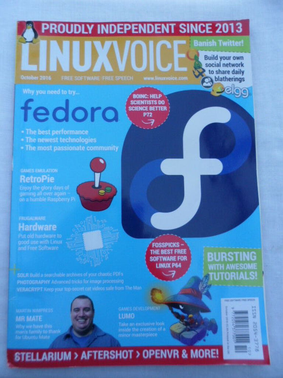 Linux Voice Magazine -  October 2016 - Gaming on a Raspberry Pi