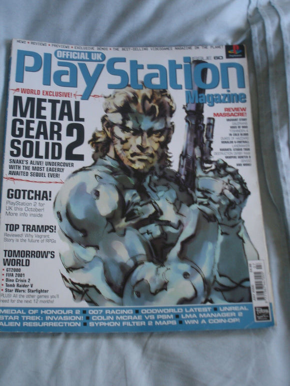 Official UK Playstation magazine with disc  issue # 60 - Metal Gear Solid
