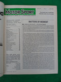 Motorsport Magazine - June 1981 - Contents shown in Photographs