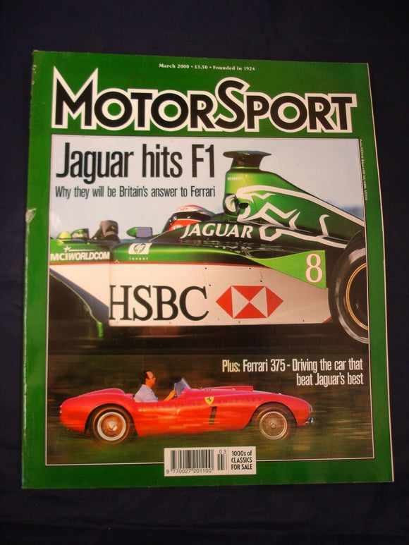 Motorsport Magazine - March 2000 - Ferrari 375