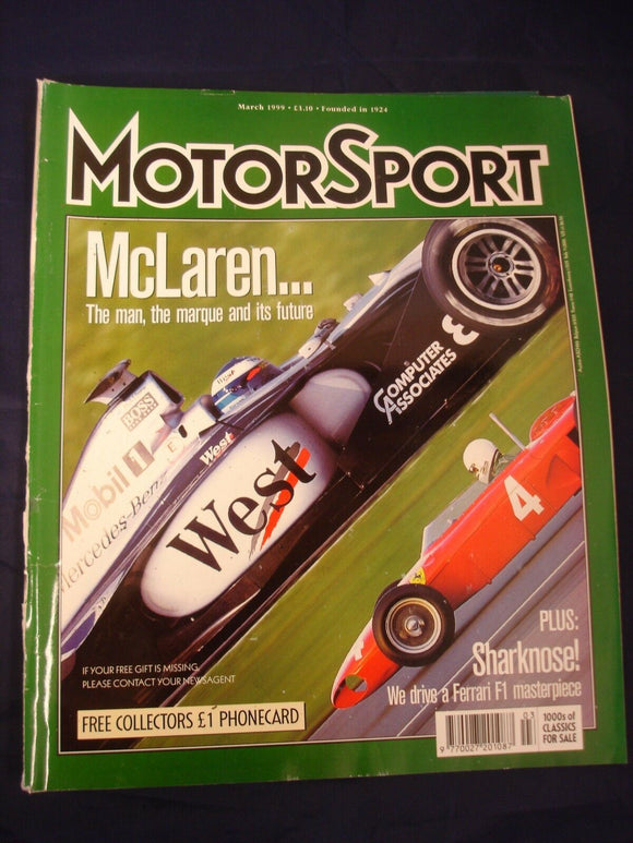 Motorsport Magazine - March 1999 - Mclaren