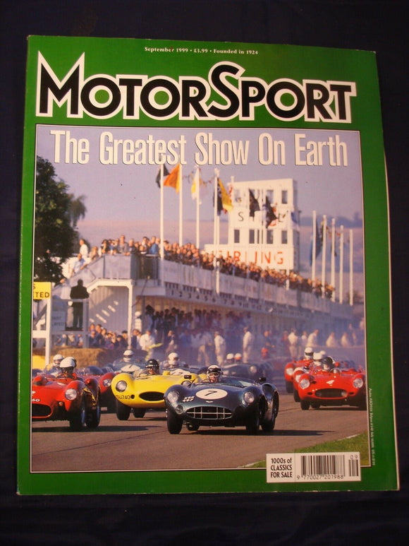 Motorsport Magazine - September 1999 - The greatest show on Earth