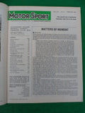 Motorsport Magazine - February 1981 - Contents shown in Photographs