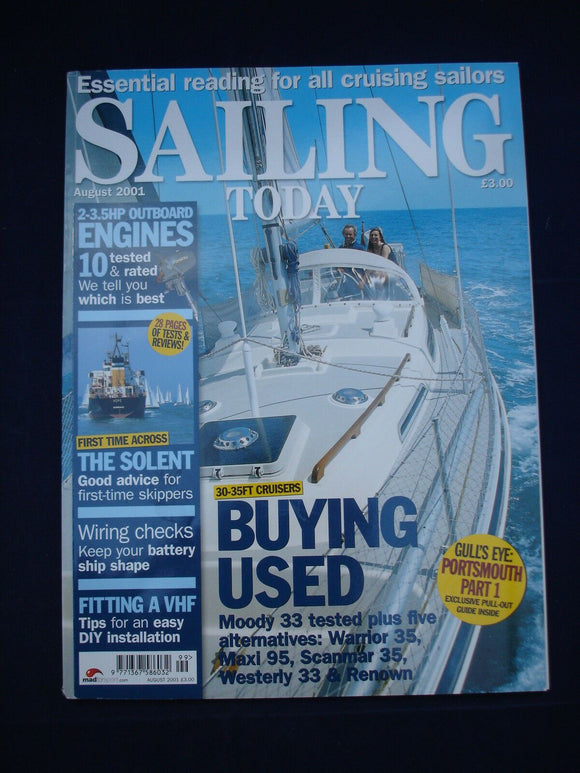 Sailing today - August 2001 - Moody 33 and alternatives tested - The Solent