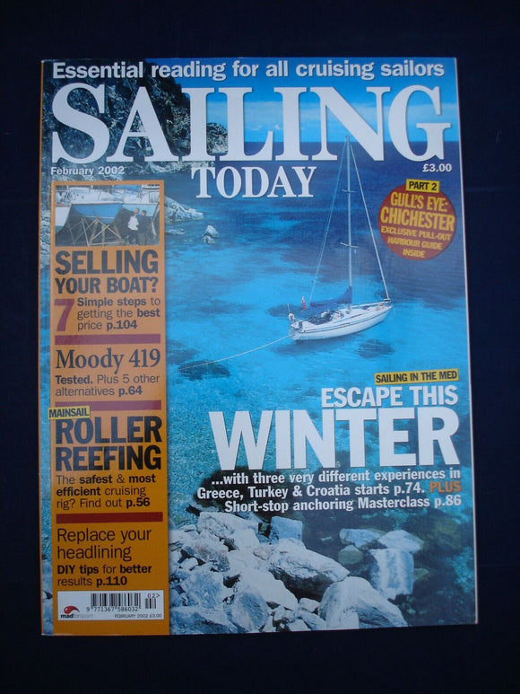 Sailing today - Feb 2002 - Moody 419 - Replace your headlining