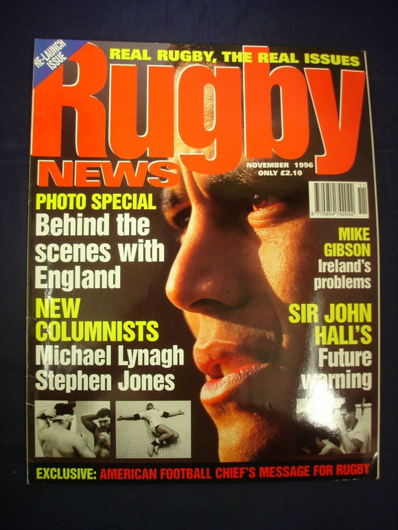 Rugby News magazine  - November 1996