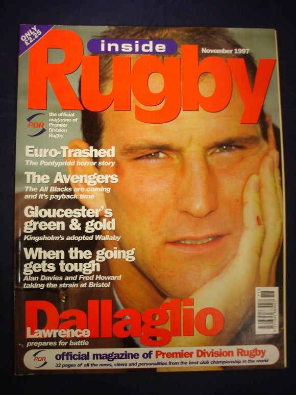 Inside Rugby magazine  - November 1997