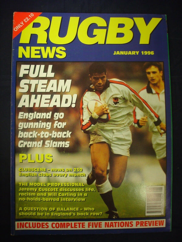 Rugby News magazine  - January 1996