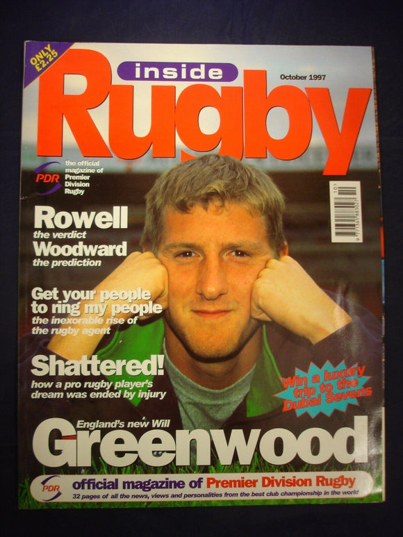 Inside Rugby magazine  - October 1997