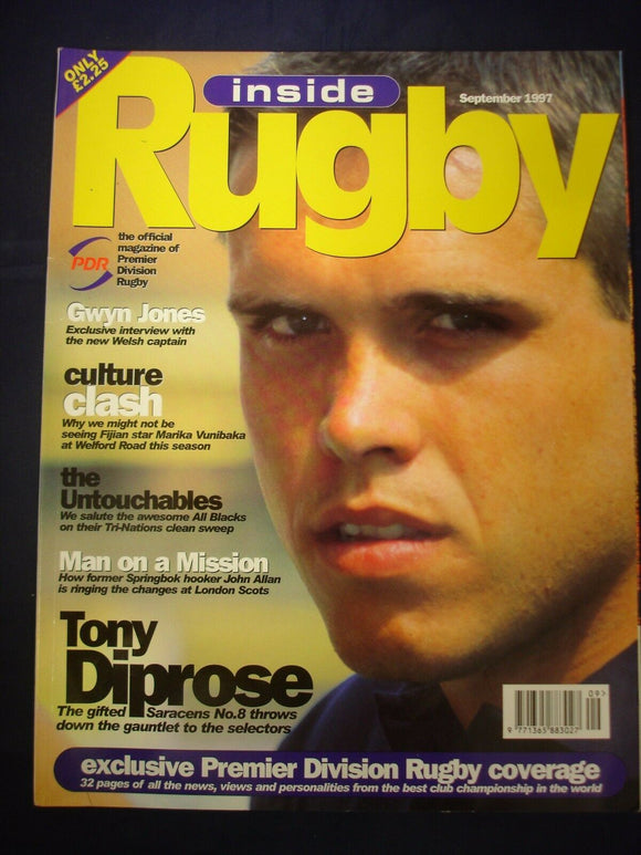 Inside Rugby magazine  - September 1997