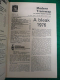 Modern Tramway Magazine - February 1976 - Contents shown in photographs