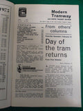Modern Tramway Magazine - April 1975 - Contents shown in photographs