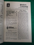 Modern Tramway Magazine - February 1975 - Contents shown in photographs