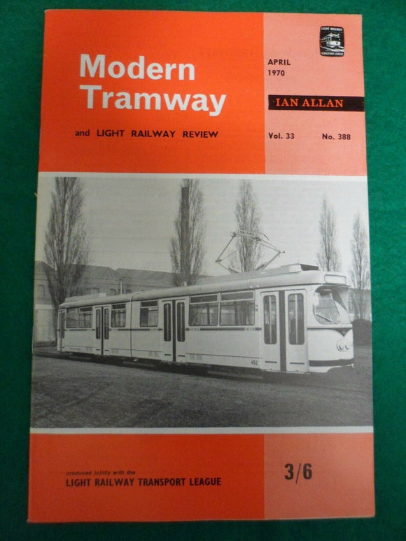 Modern Tramway Magazine - April 1970 - Contents shown in photographs