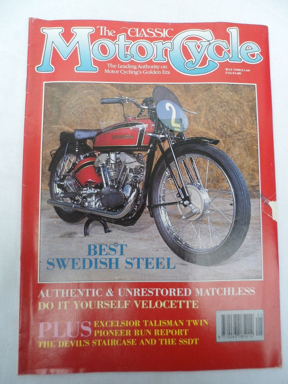 The Classic Motorcycle - May 1990 - Matchless - Velocette - Talisman