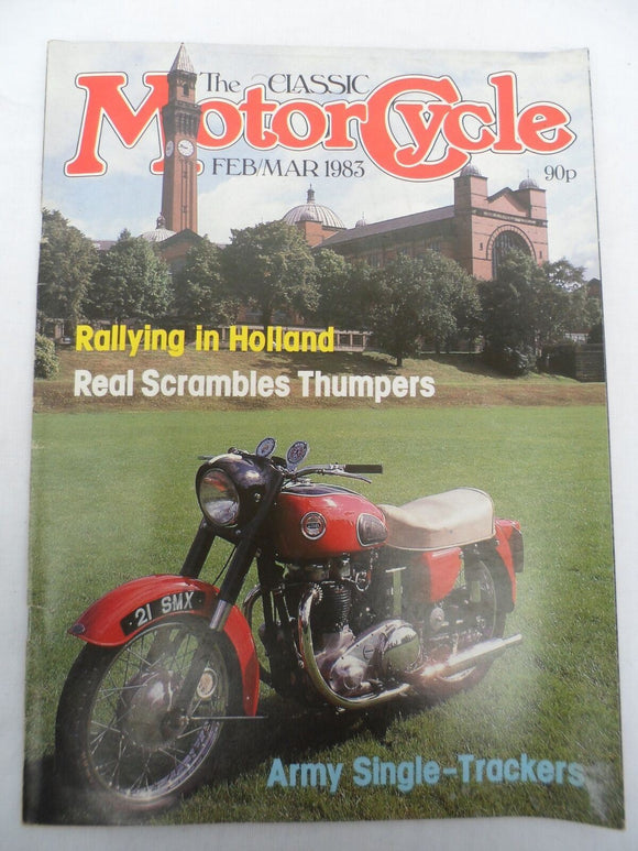 The Classic Motorcycle - Feb/Mar 1983 - Army singe trackers