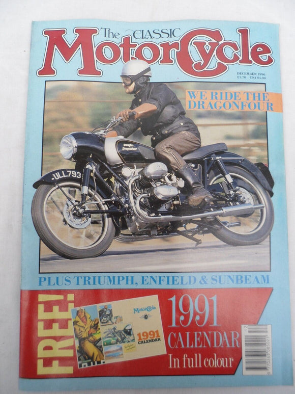 The Classic Motorcycle - Dec 1990 - Dragonfour - Triumph - Enfield - Sunbeam