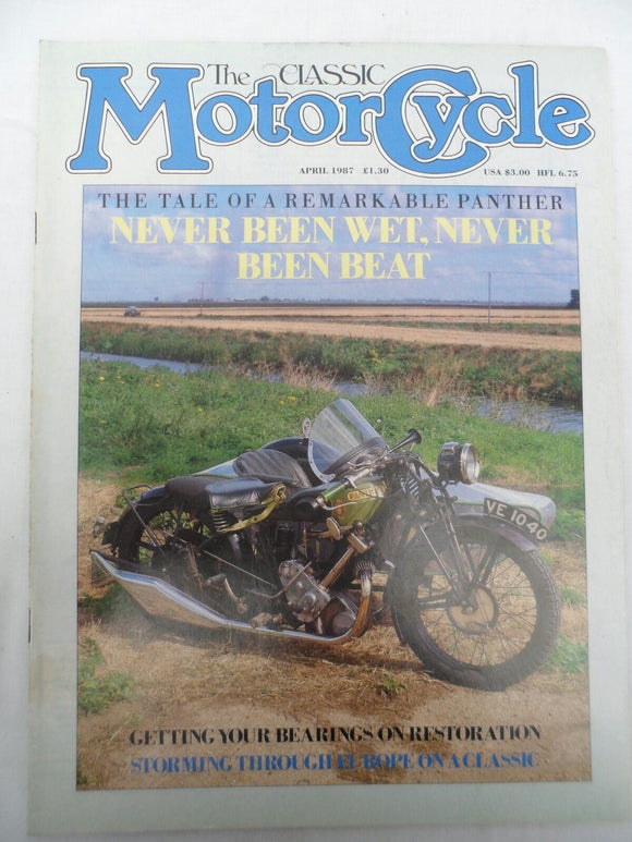 The Classic Motorcycle - April 1987 - Panther
