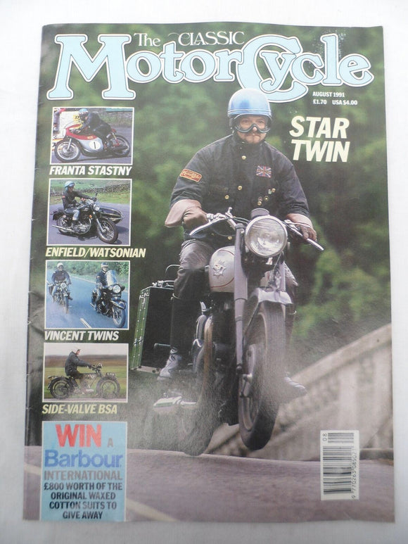 The Classic Motorcycle - Aug 1991 - Star Twin - Enfield - Franta